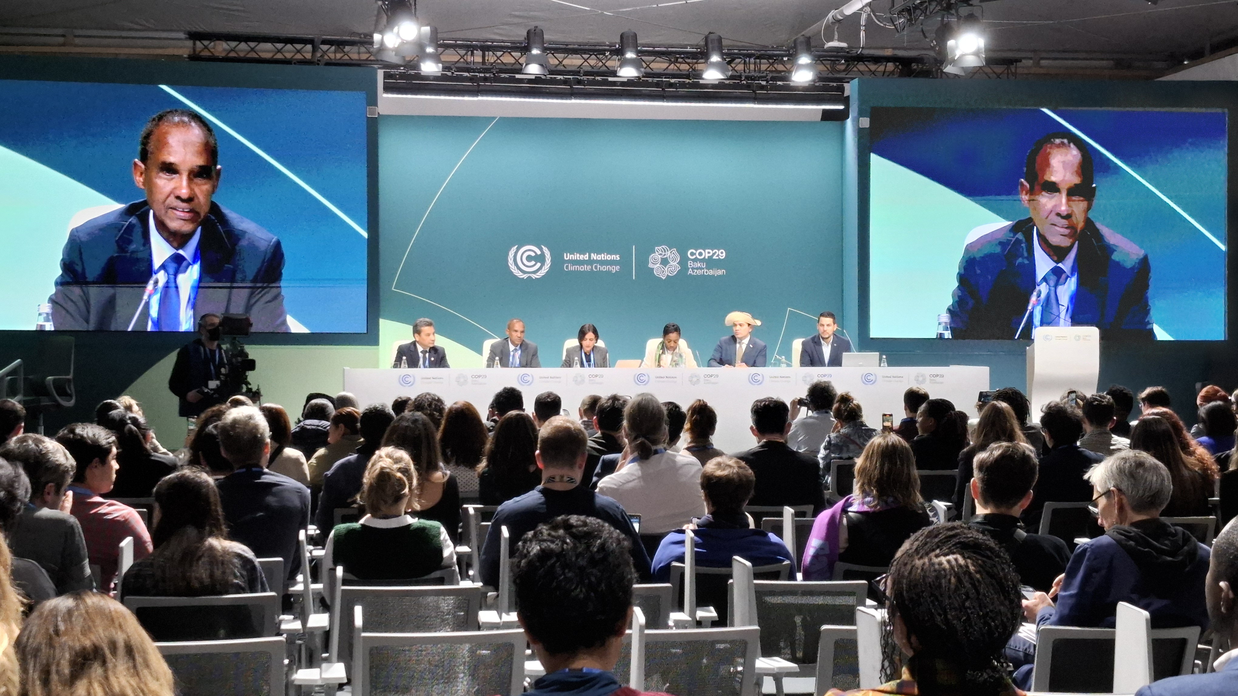AGN COP29 big screen